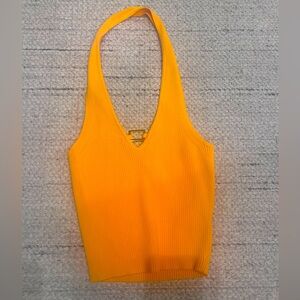 Sandro KNITTED CROP TOP WITH RING DETAIL

Size 1